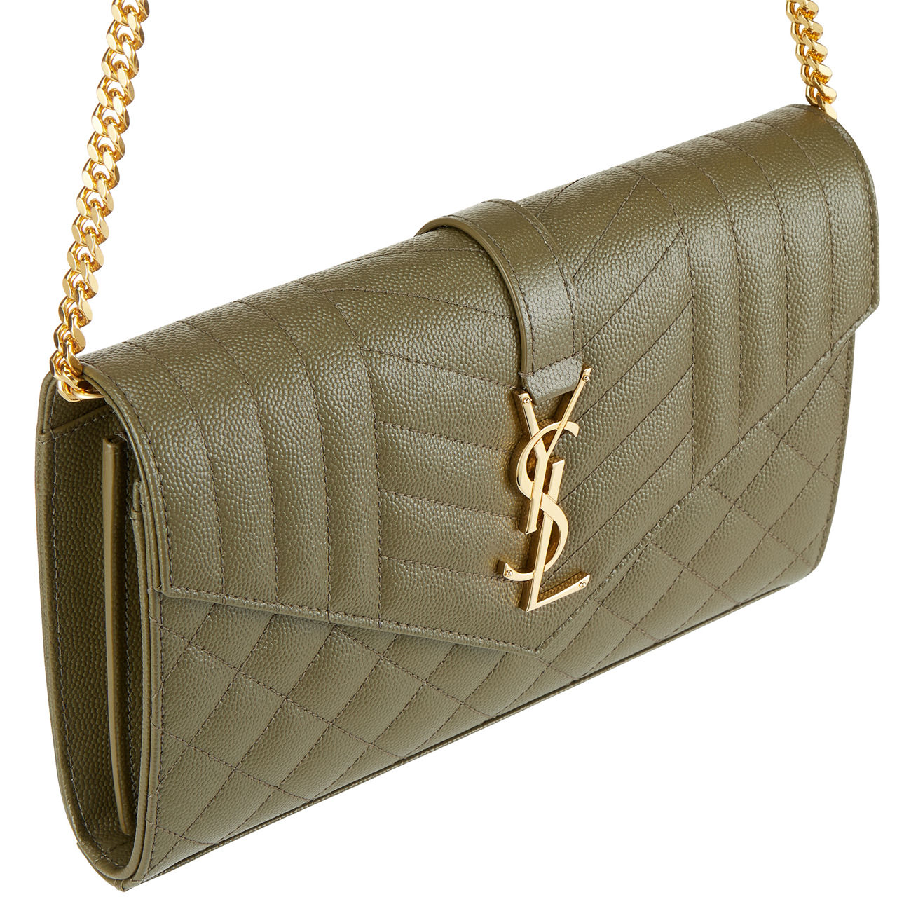 SAINT LAURENT Envelope Chain Wallet