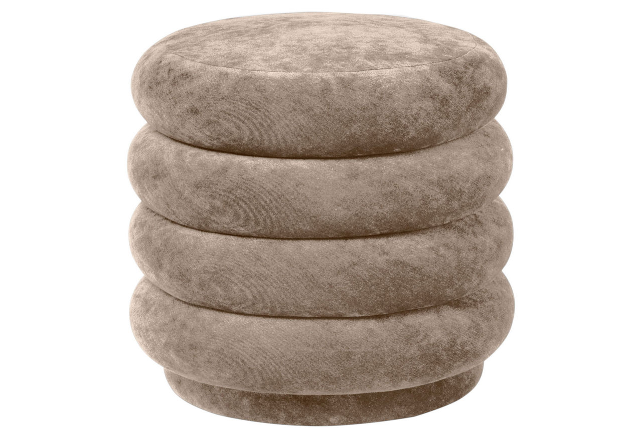 Ferm Round Pouf Beige