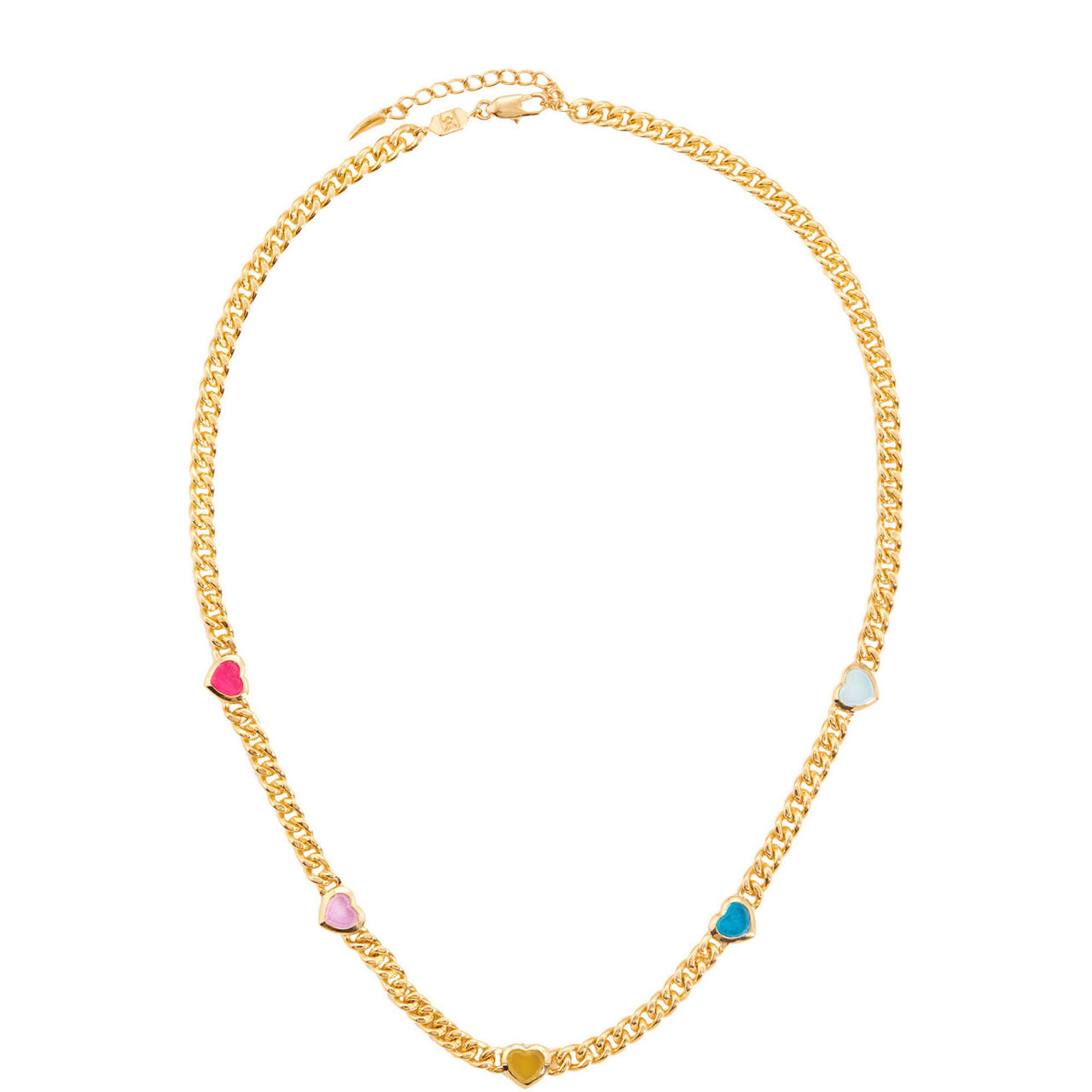 Jelly Heart Charm Necklace