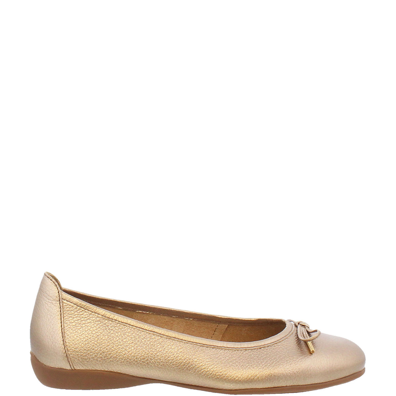 Hosanna Champagne Ballet Flats