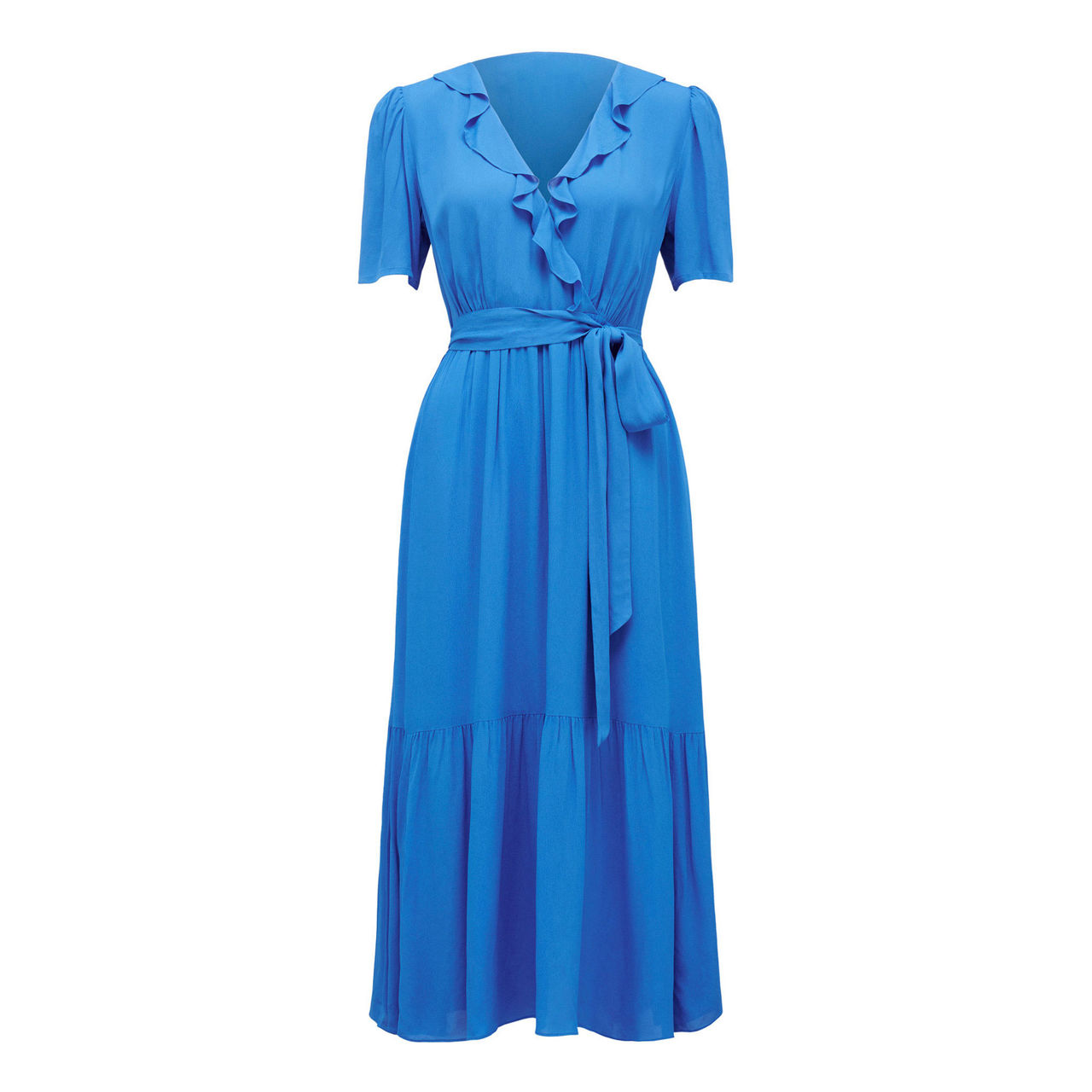 FOREVER NEW Tobi Ruffle Midi Dress