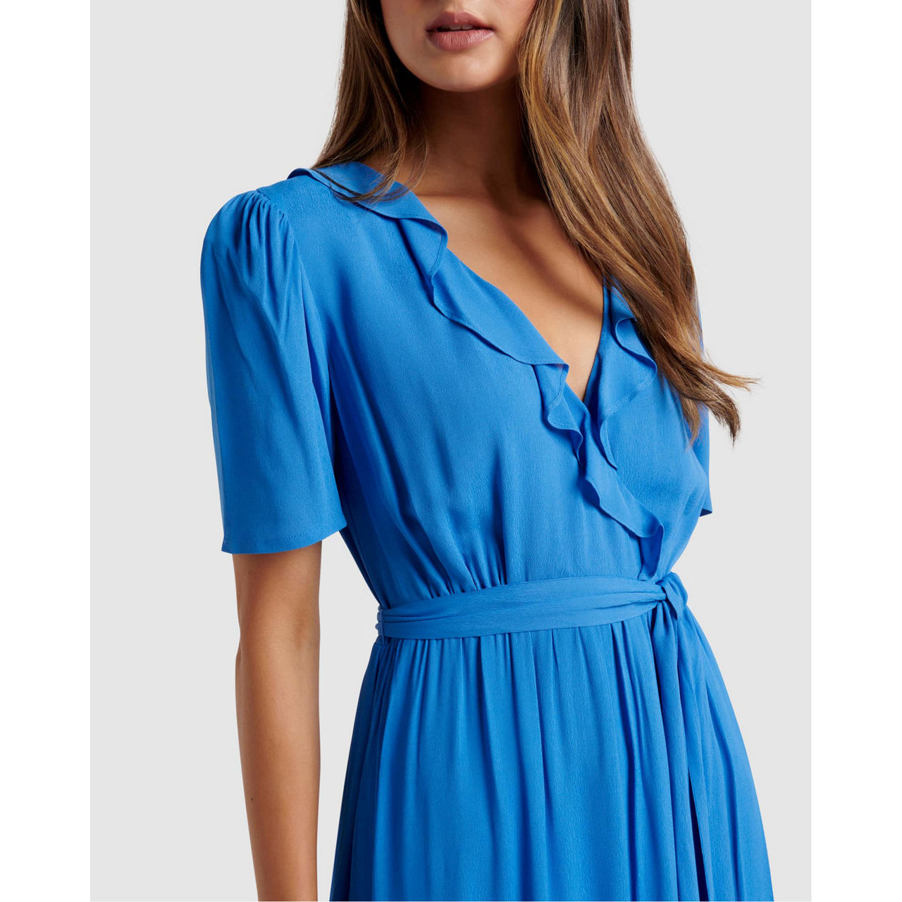 knee length dresses for ladies Tobi Lace-Up Bodycon Sequin Party Dress main image 0
