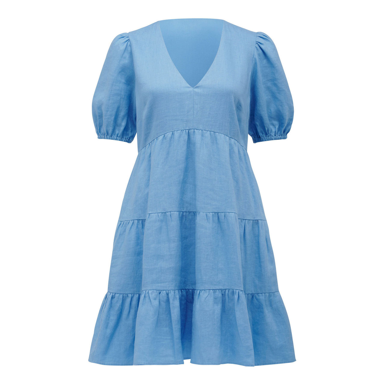 chinese dress ladies White Royal Toscana Linen Dress