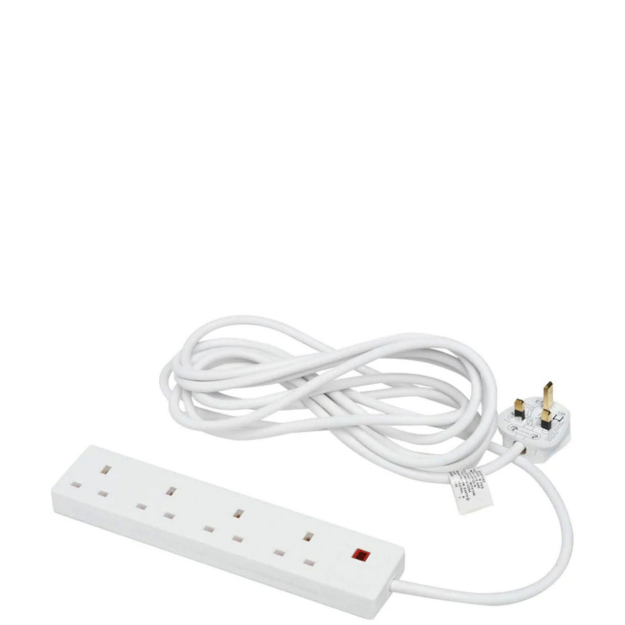 4 Gang 2 Metre Extension Lead Surge Protected