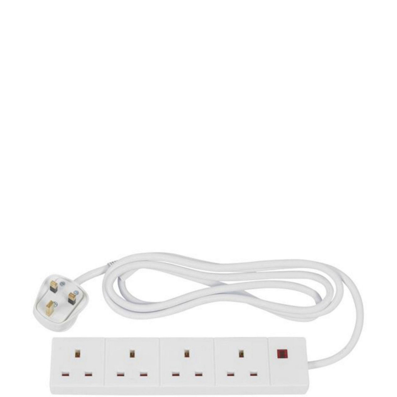 4 Way 2 Metre Extension Lead