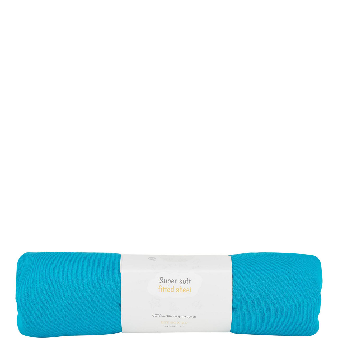 Just Teal Organic Cotton BeddyBoo Fitted Sheet