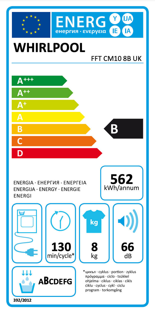 8KG Condenser Tumble Dryer