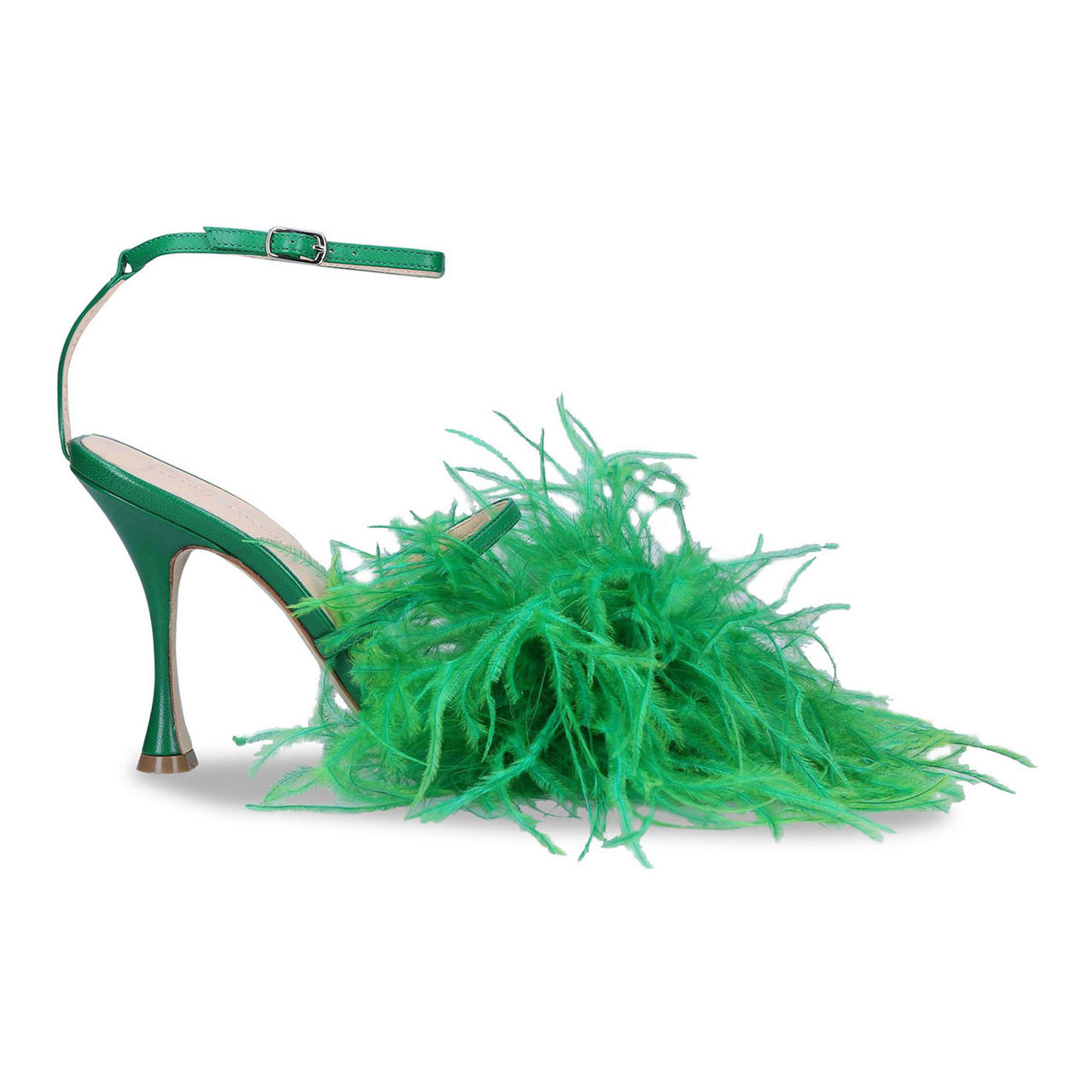 Feather Trim Sandals preview