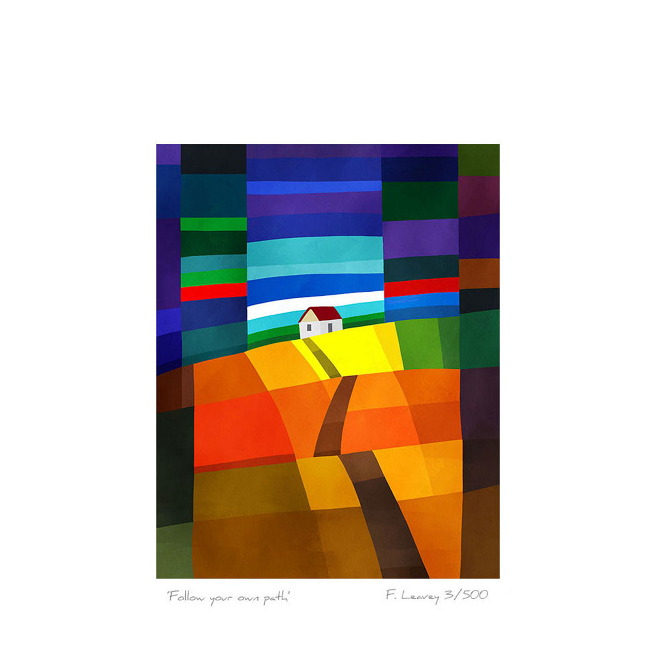 Follow Your Own Path Mounted Art Print