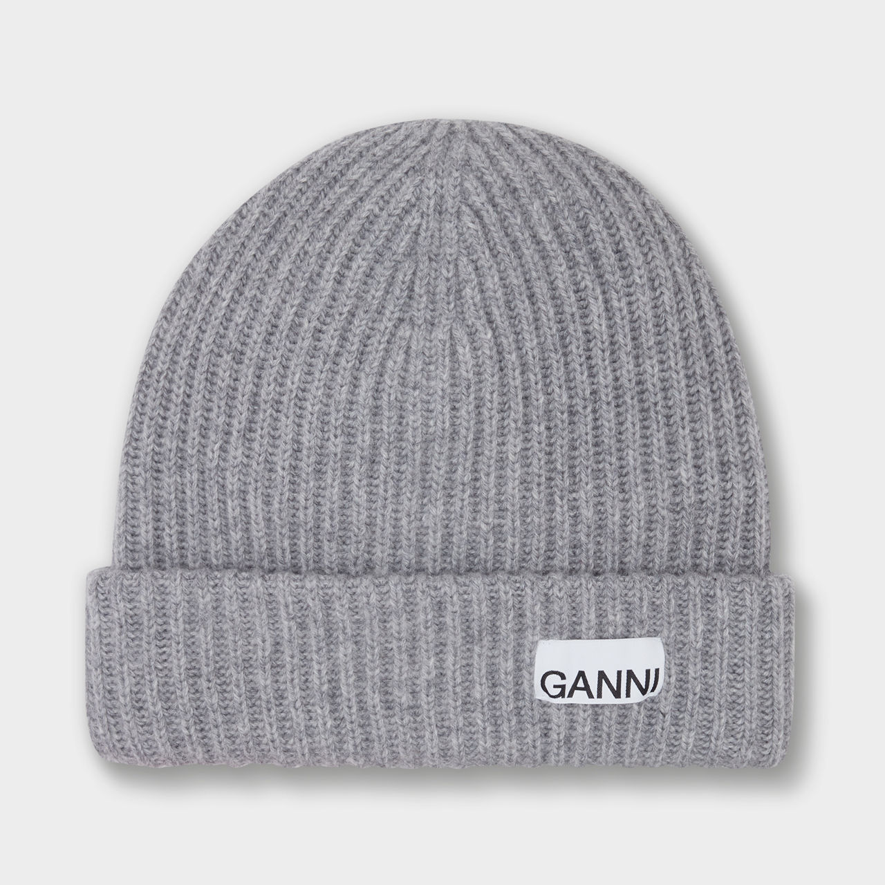 Logo Ribbed Beanie Hat