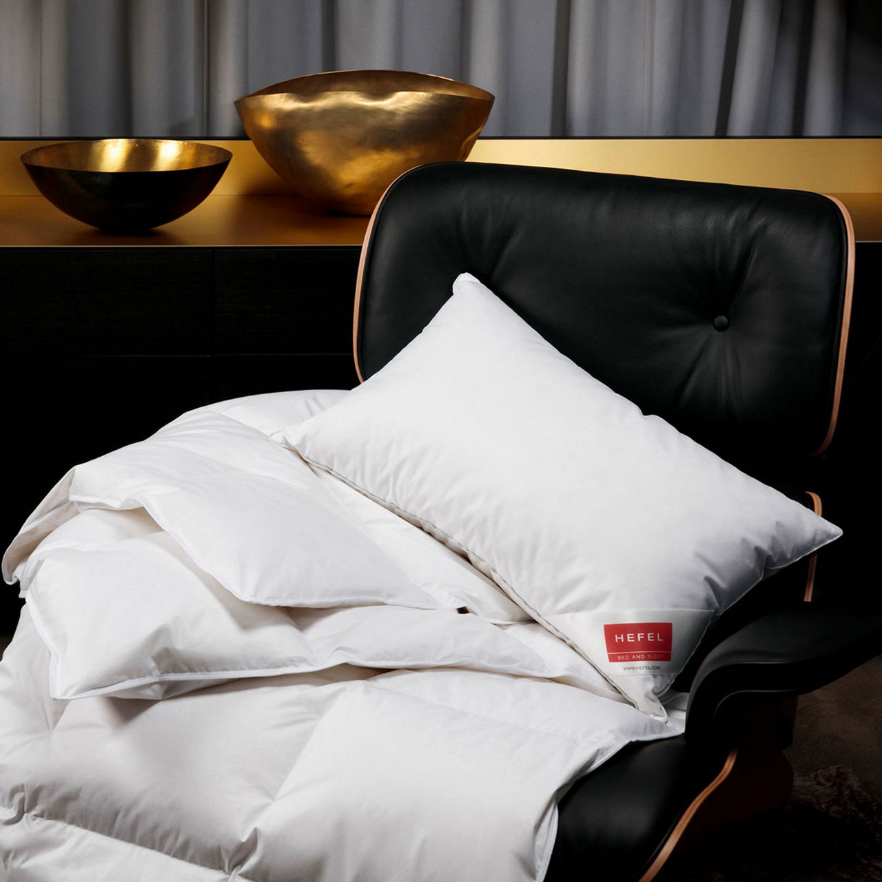 Gold Down Pillow