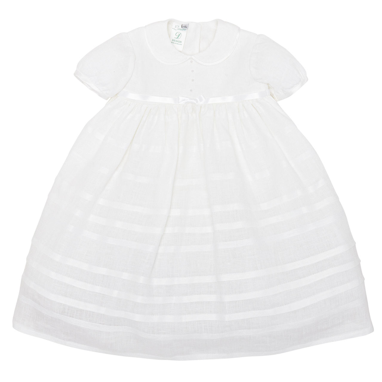 Peter Pan Collar Christening Gown