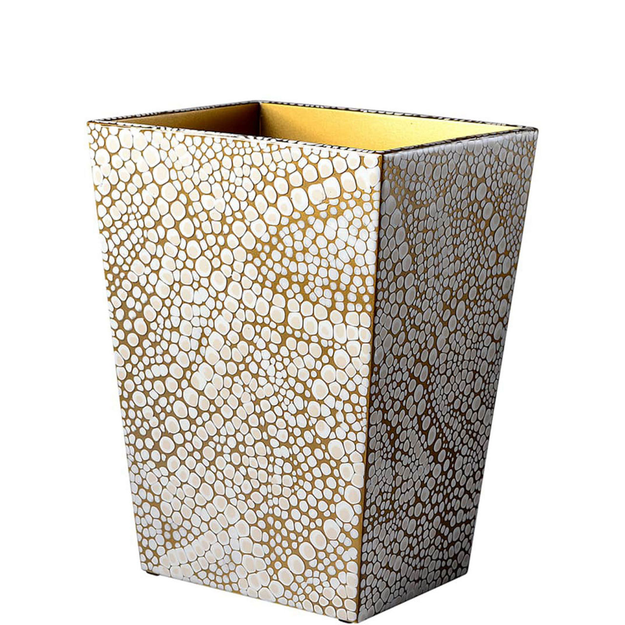 Waste Paper Basket Gold