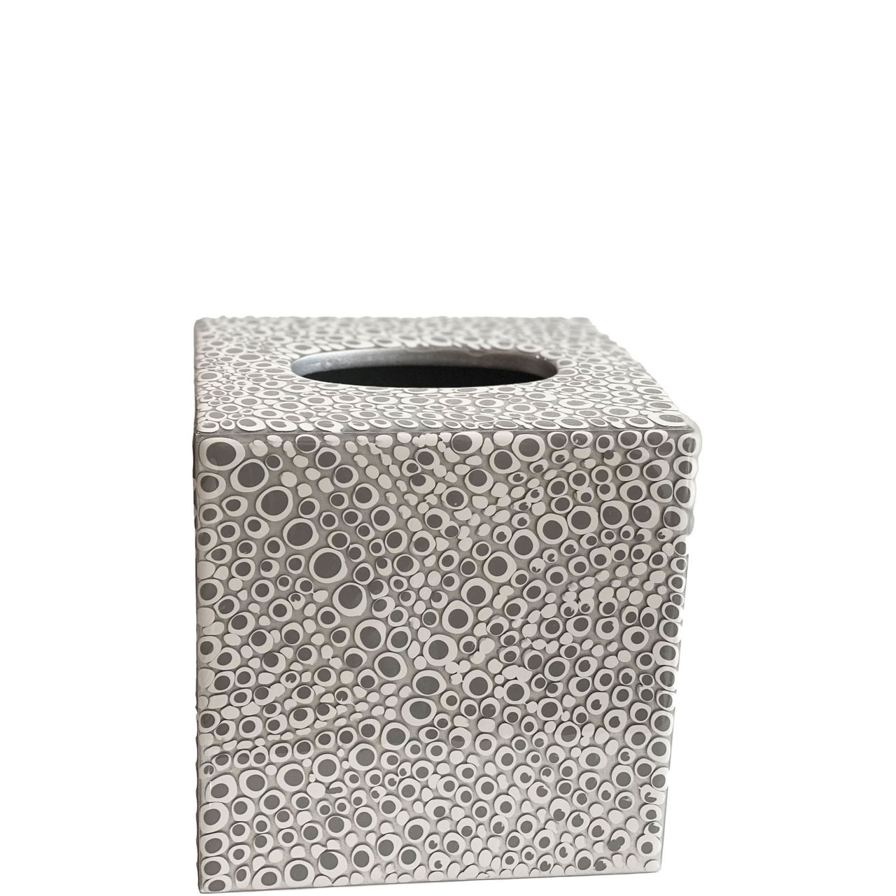 Tissue Box Silver