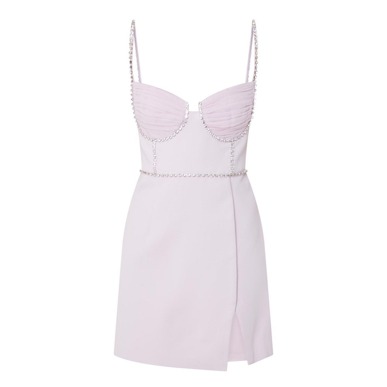 Diamante Trim Mini Dress preview