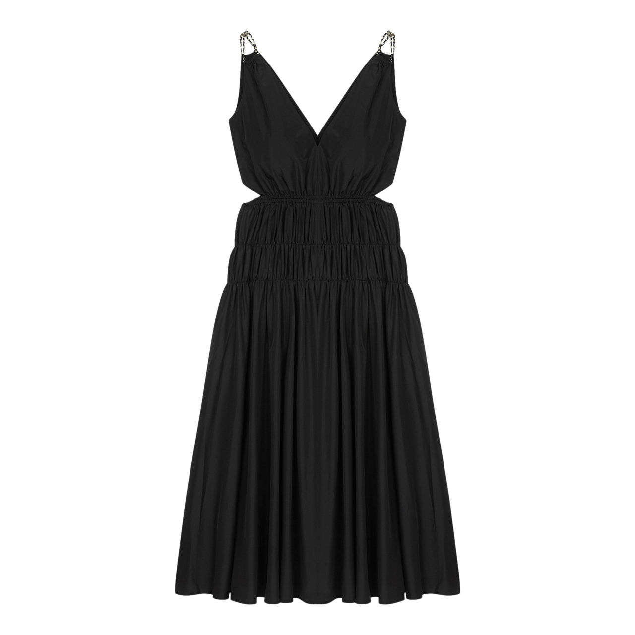 Run Taffeta Cut-Out Midi Dress preview