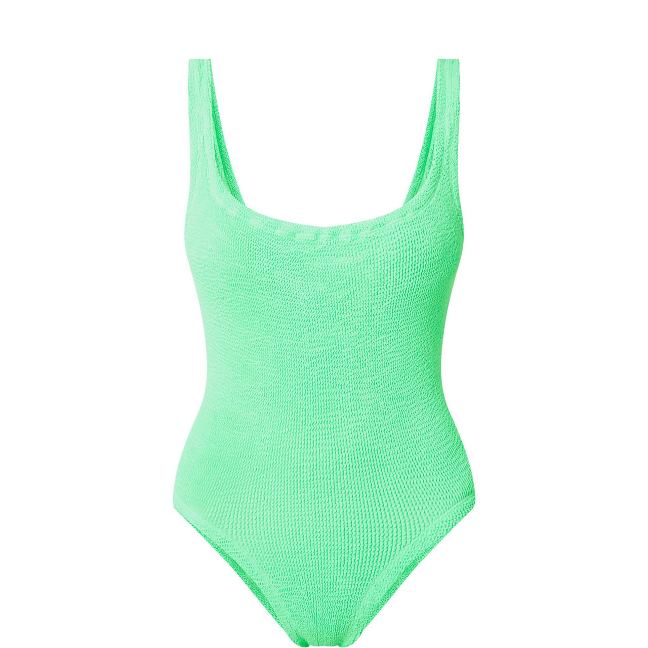 Square Neck Crinkle Swimsuit