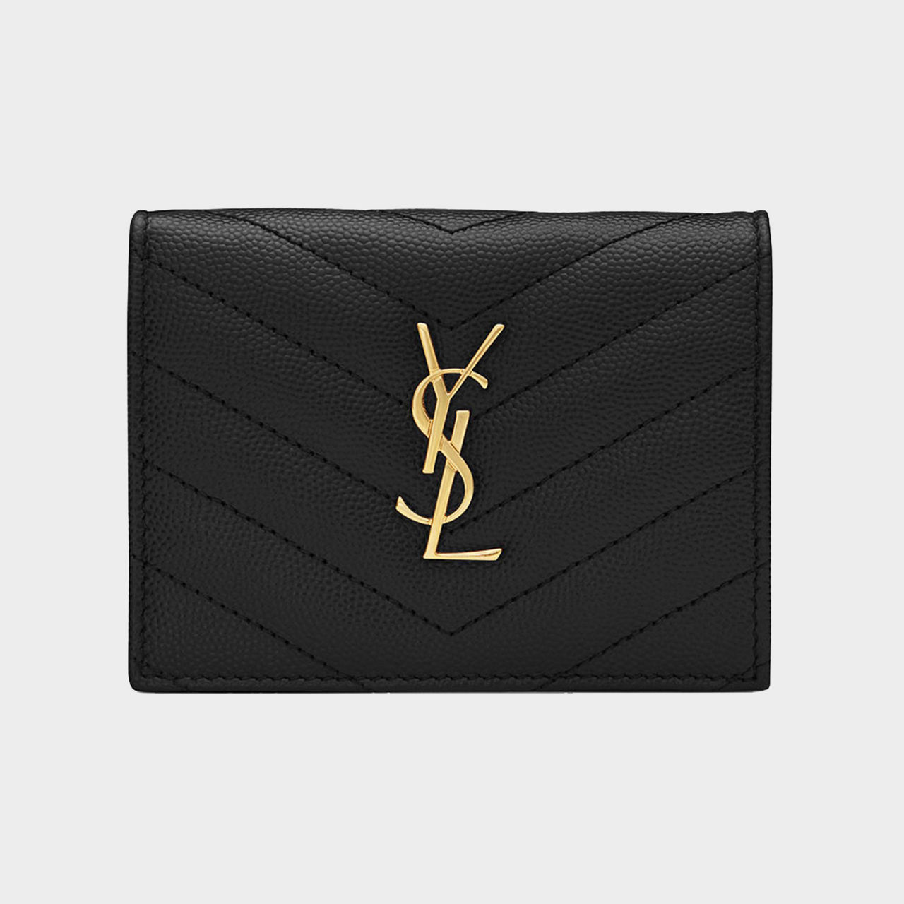 Cassandre Monogram Leather Card Case