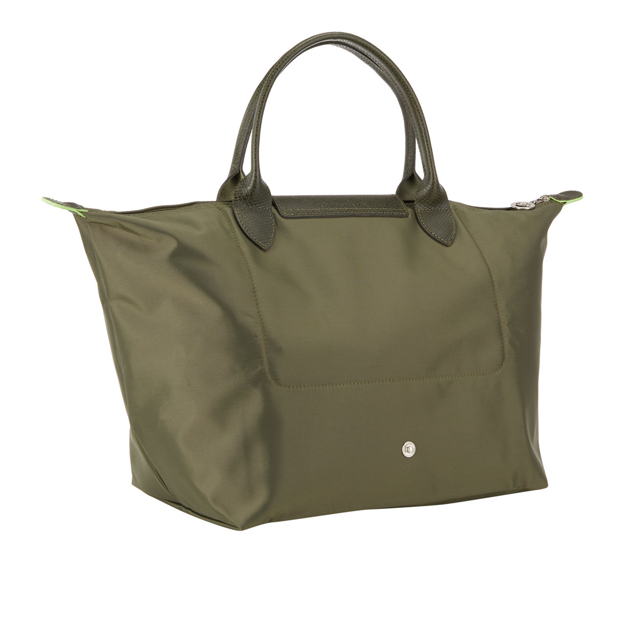 LONGCHAMP Le Pliage Green Medium Top Handle Bag