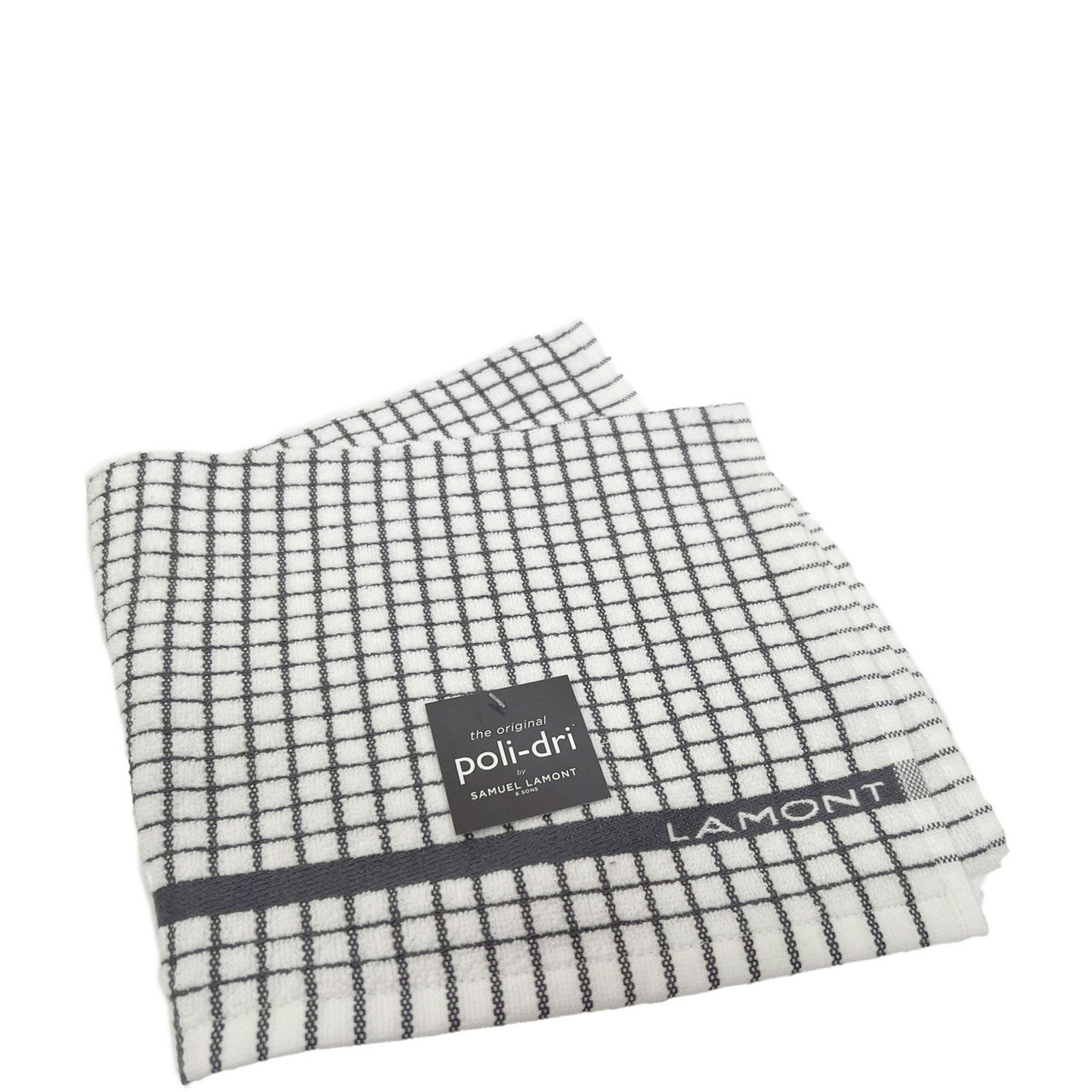 Poli-Dri Grey Tea Towel