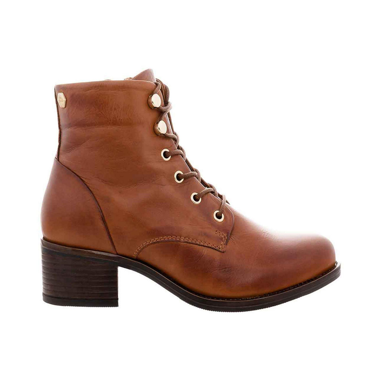 Ocean Lace-Up Leather Ankle Boots