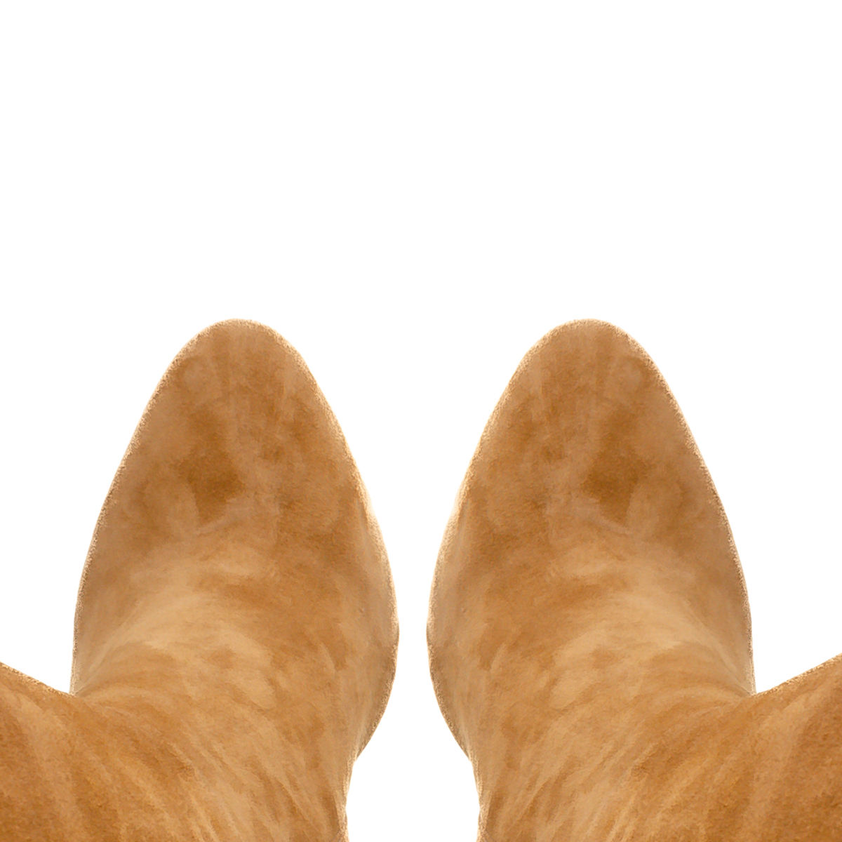 Azure Italian Suede High Heel Boots