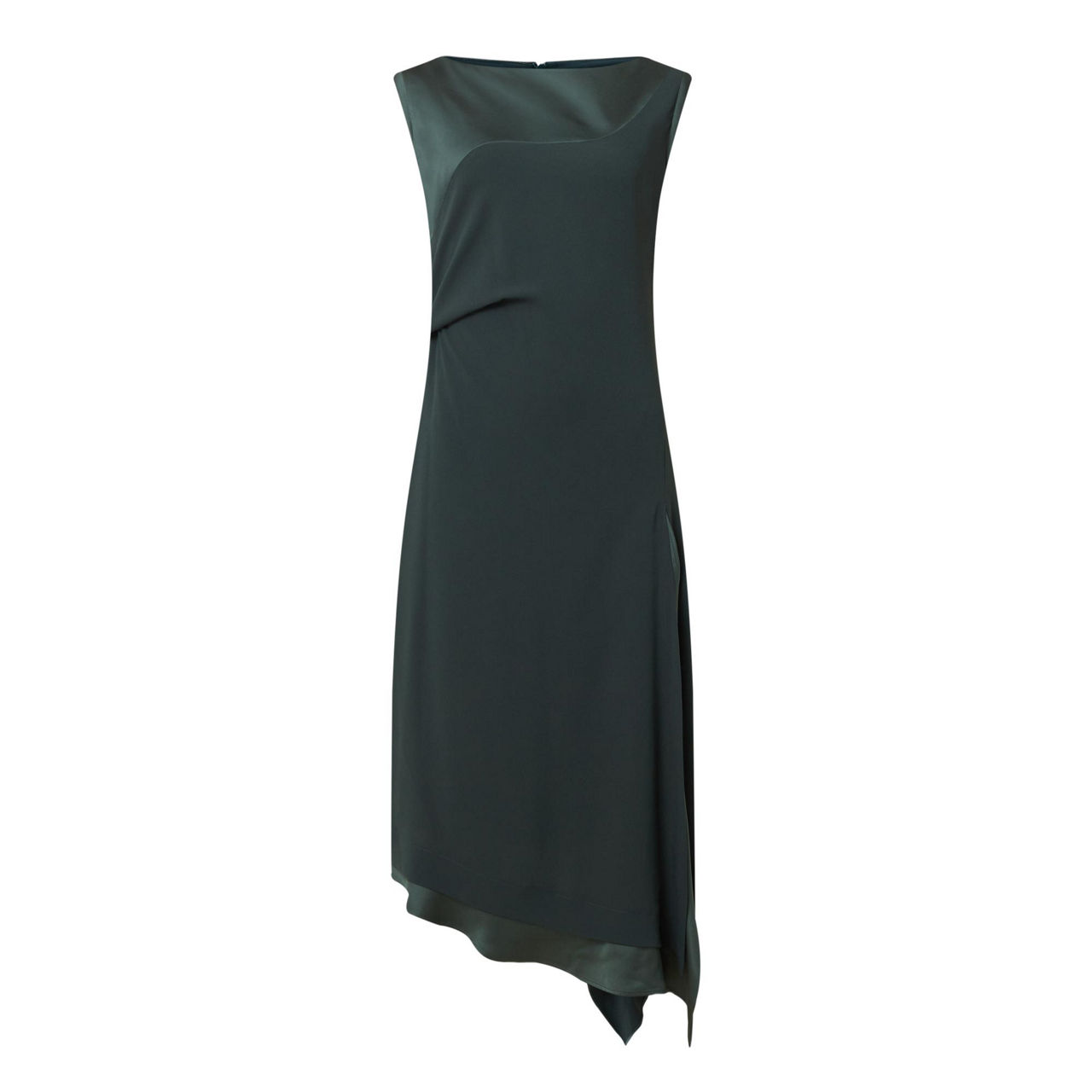 strapless open back dress EMBELLISHED PLEATED MIDI DRESS IN WINE- STYLE OF CB