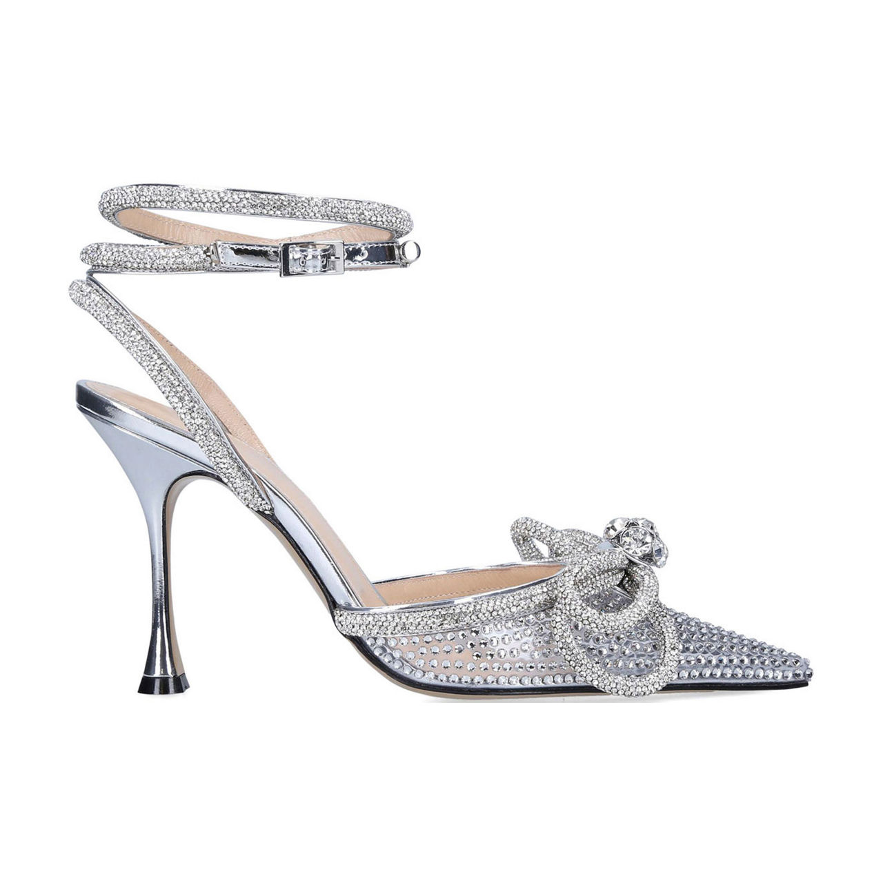Double Bow Crystal 100 Heels preview