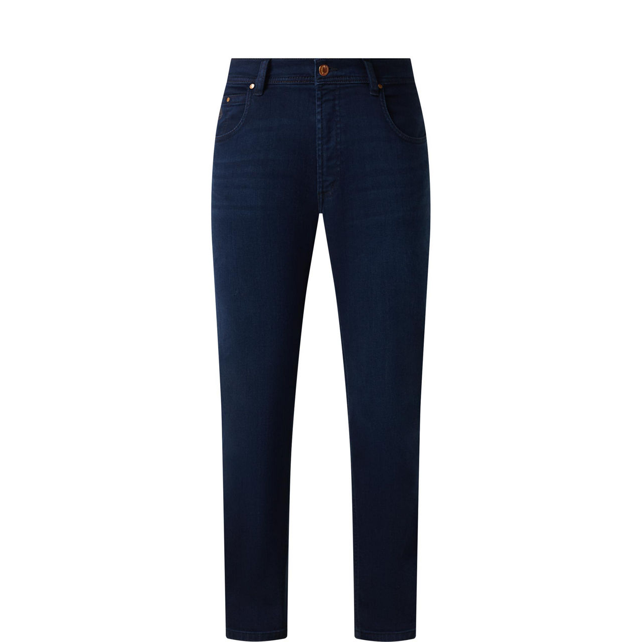 Mid Rise Straight Leg Jeans