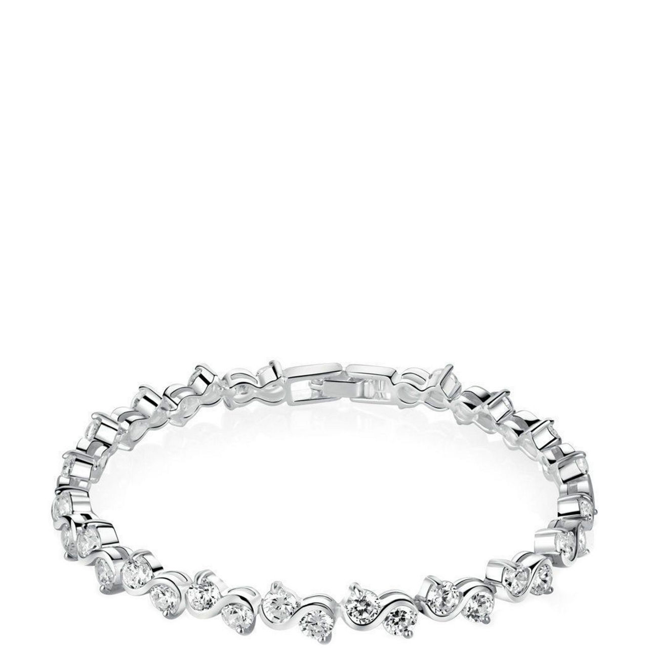 Clear Cubic Zirconia Stone Bracelet