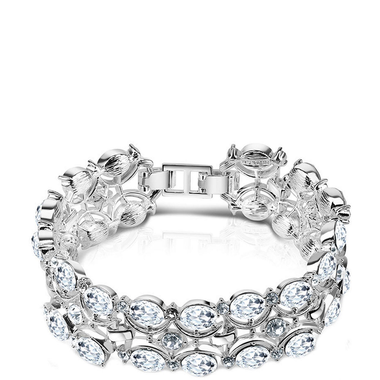 Double Row Embellished Bracelet