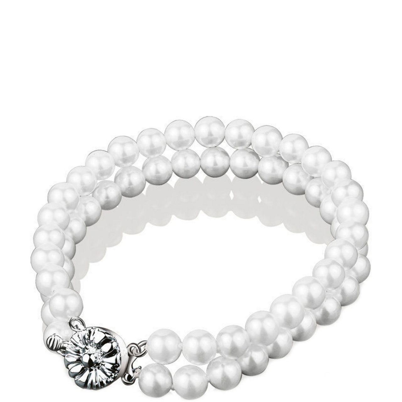 Double-Strand Pearl Bracelet