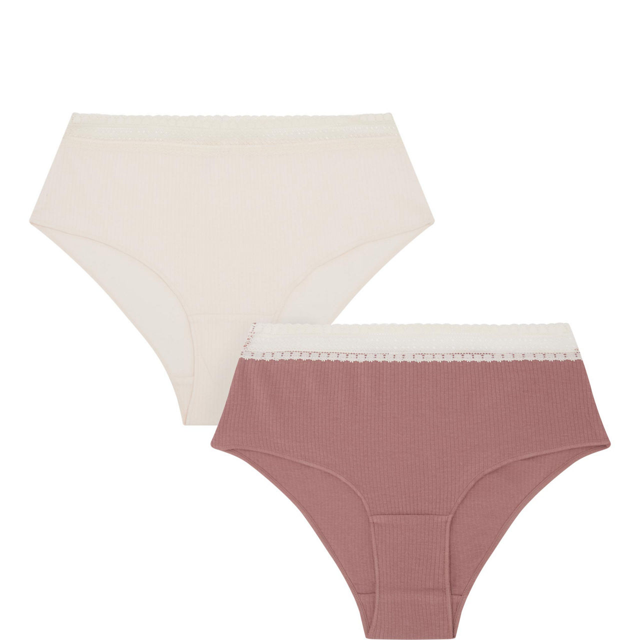 Two-Pack Go Ribbed Brief Set