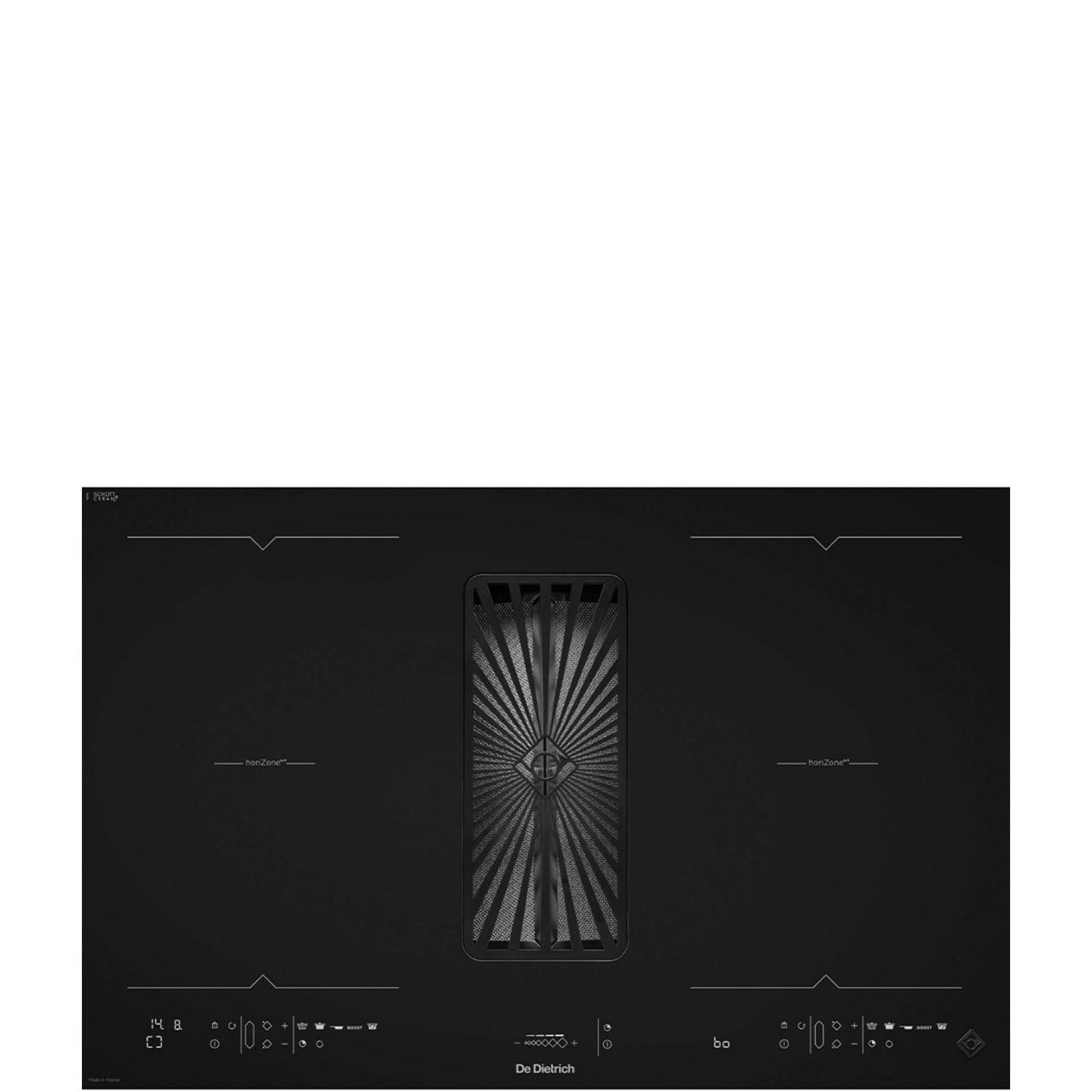 80cm Four Zone Venting Induction Hob
