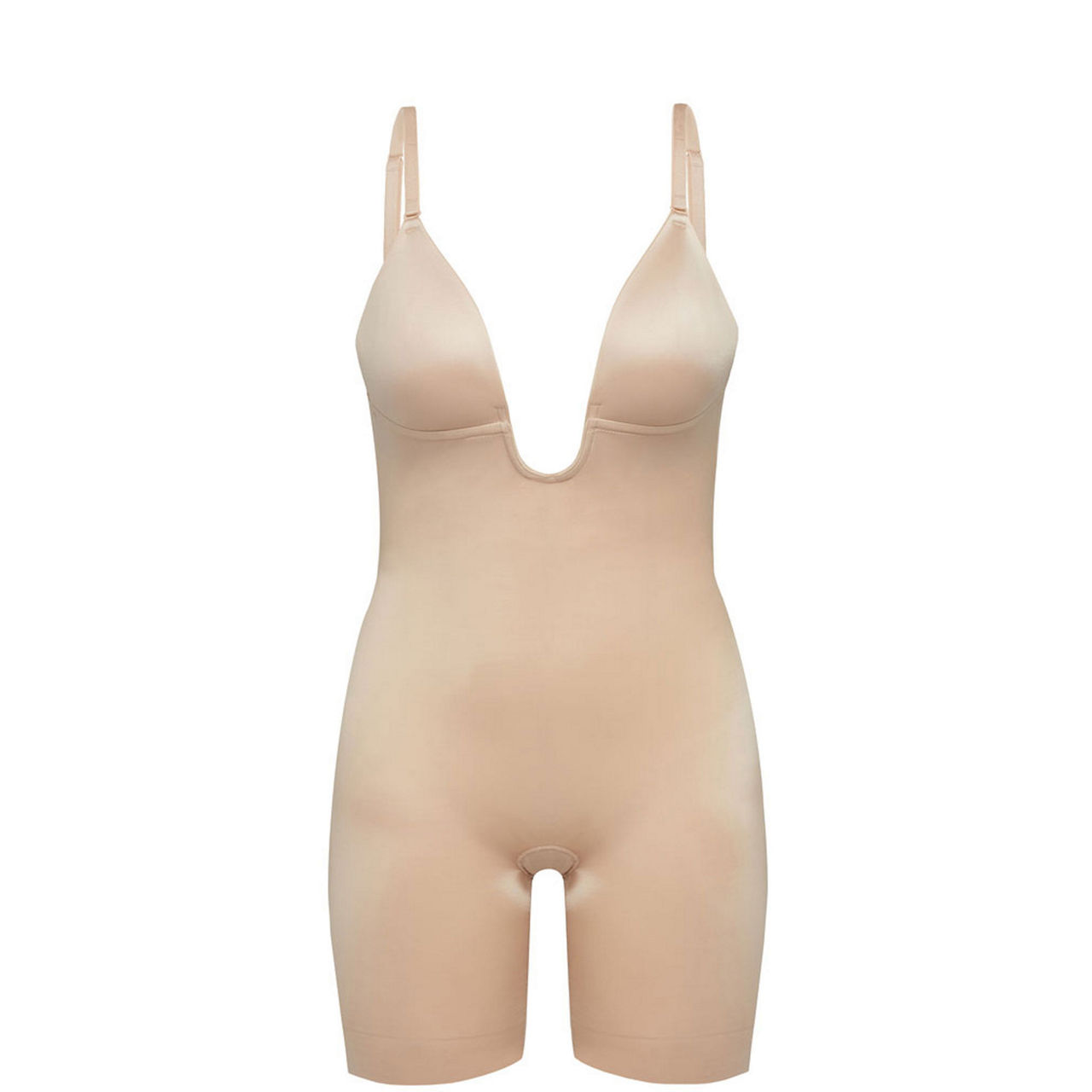 SPANXshape&trade; Suit Your Fancy Plunge Low-Back Mid-Thigh Bodysuit