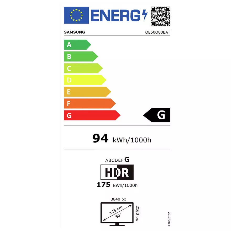 50 Inch 4K QLED Q80B Quantum Smart TV