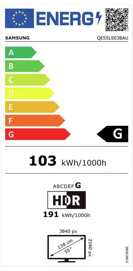 55 Inch The Frame 4K QLED LS03B Smart TV