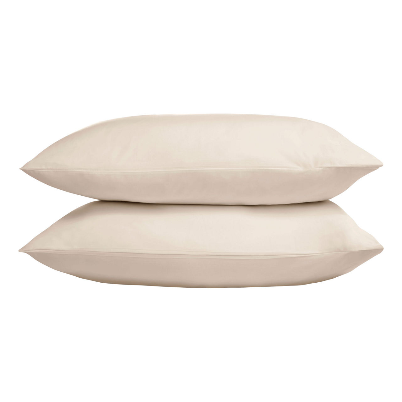 240 Thread Count Cotton Percale Housewife Pillowcase Pair Cream 240 Thread Count Cotton Percale Housewife Pillowcase Pair Cream
