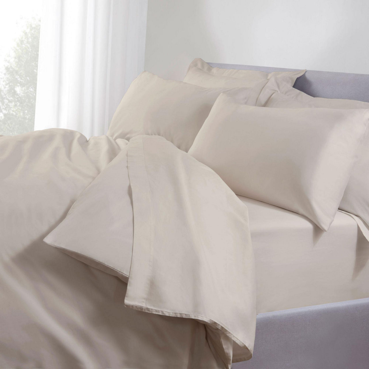480 Thread Count Coordinated Bedding Cream