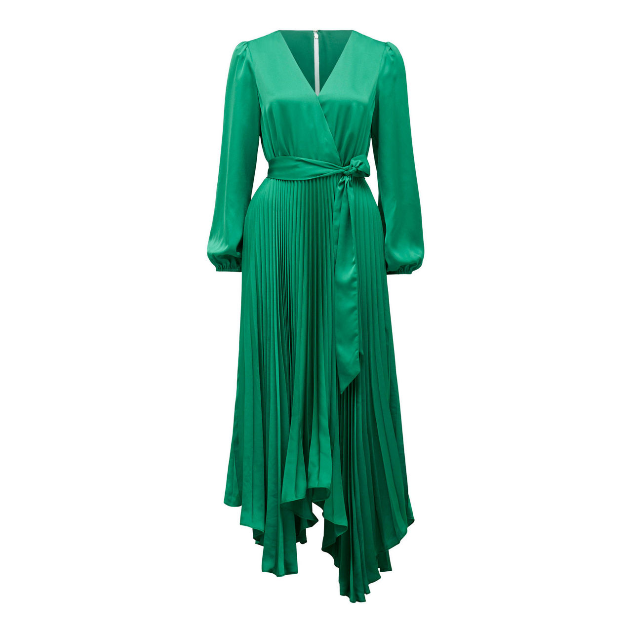 FOREVER NEW Ellery Pleated Wrap Midi Dress