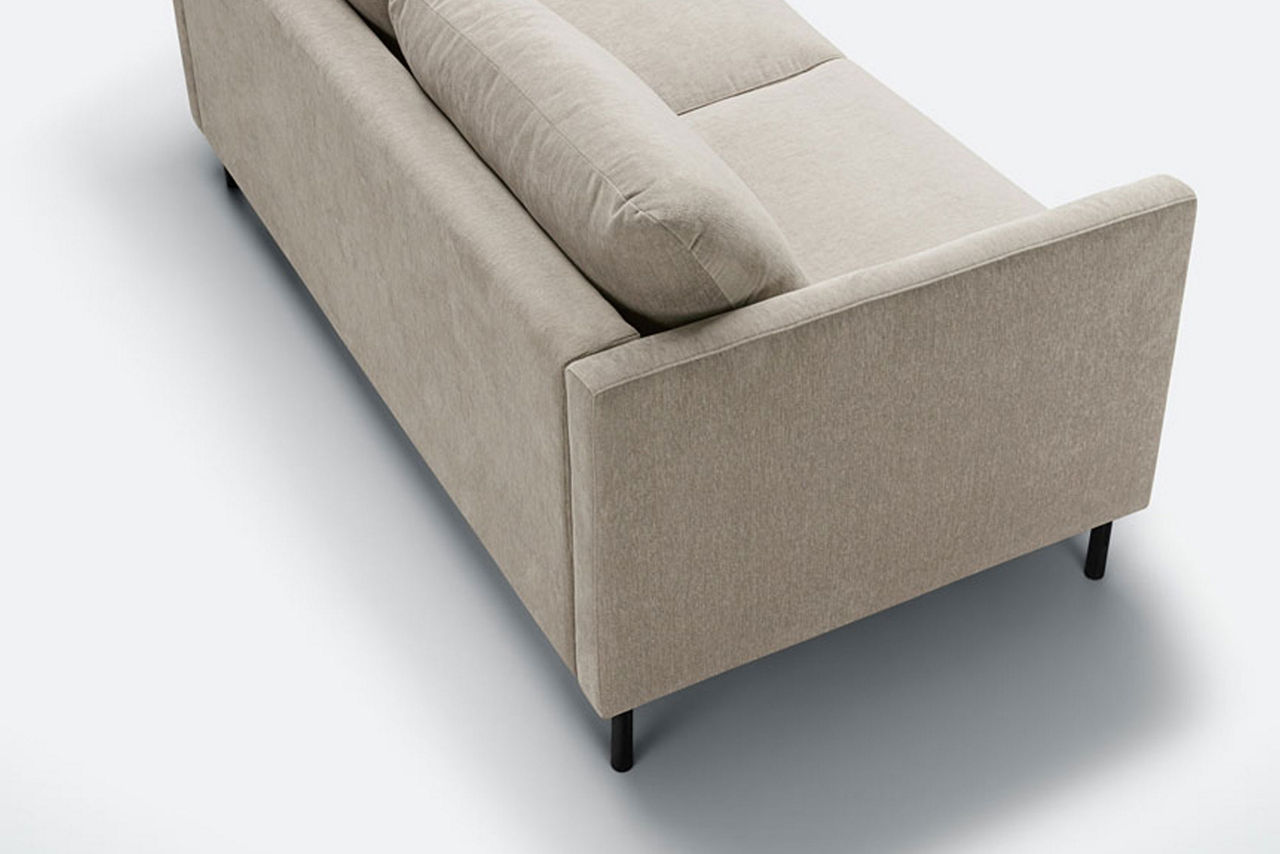 Felix Three Seater Sofa Bed Lilac Light Grey