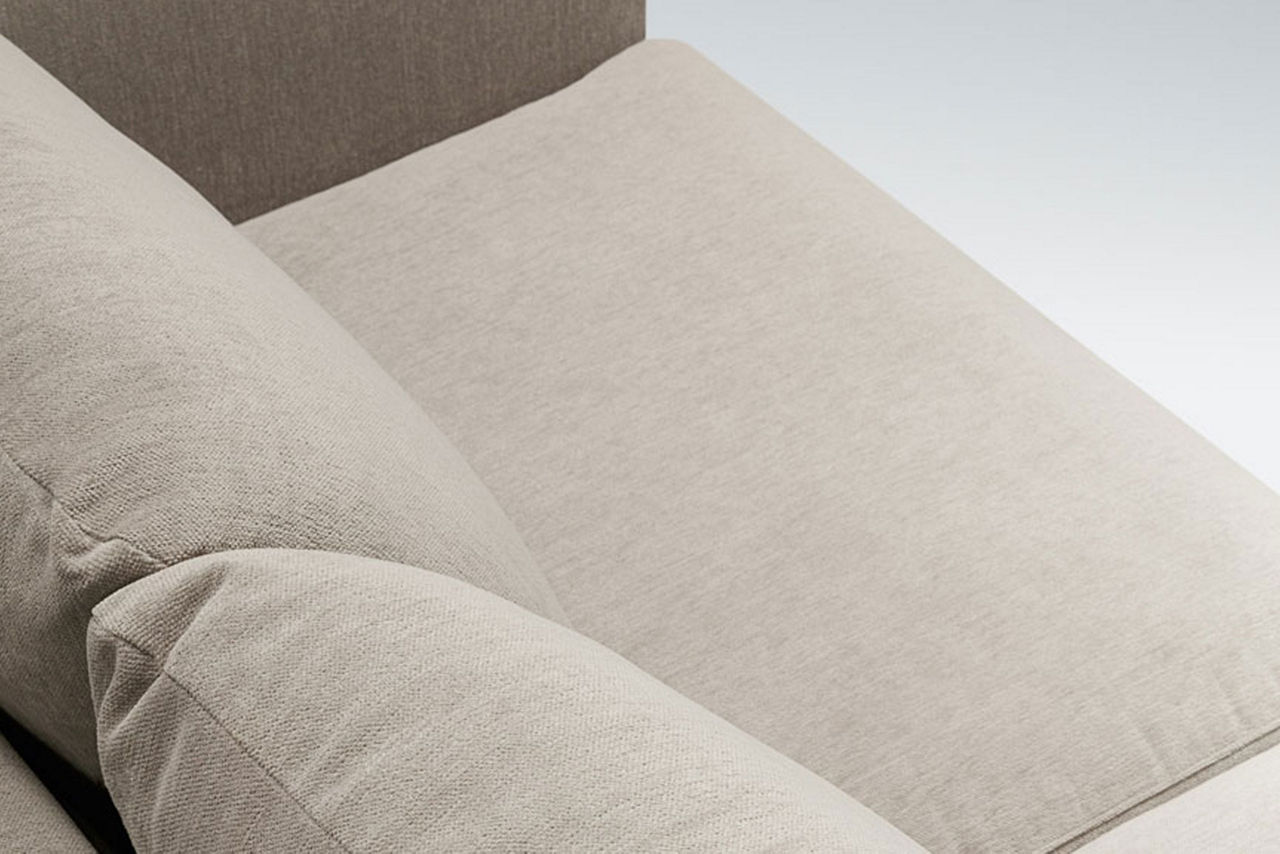 Felix Three Seater Sofa Bed Lilac Light Grey