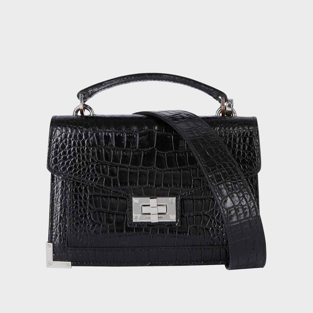 Small Emily Croc Effect Bag