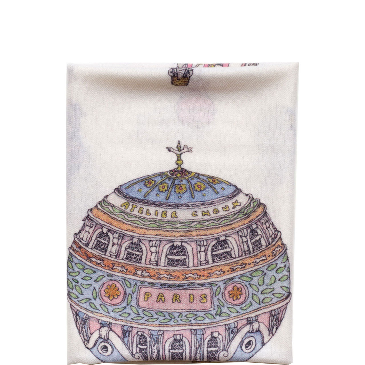 Hot Air Balloon Cashmere Blanket