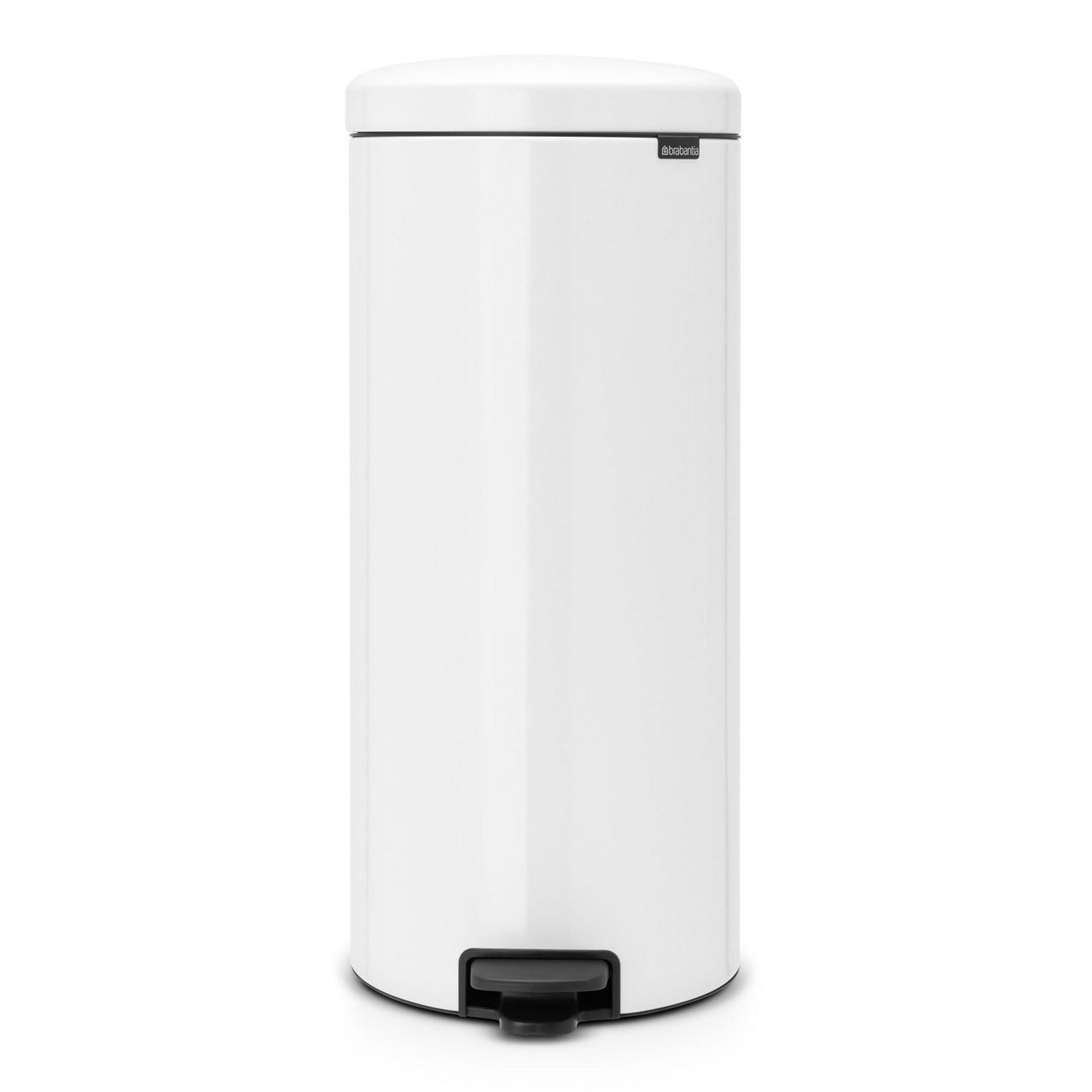 NewIcon Pedal Bin, 30L - White