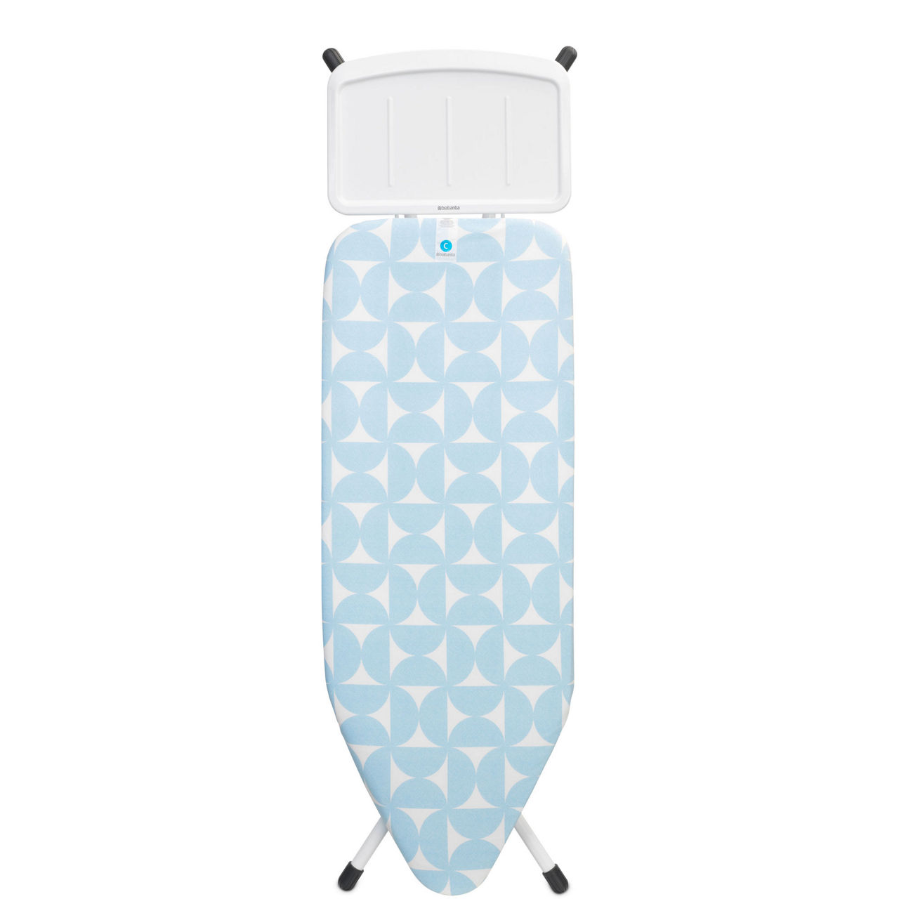 Ironing Board C, 124x45cm, Solid Steam Unit Holder - Fresh Breeze