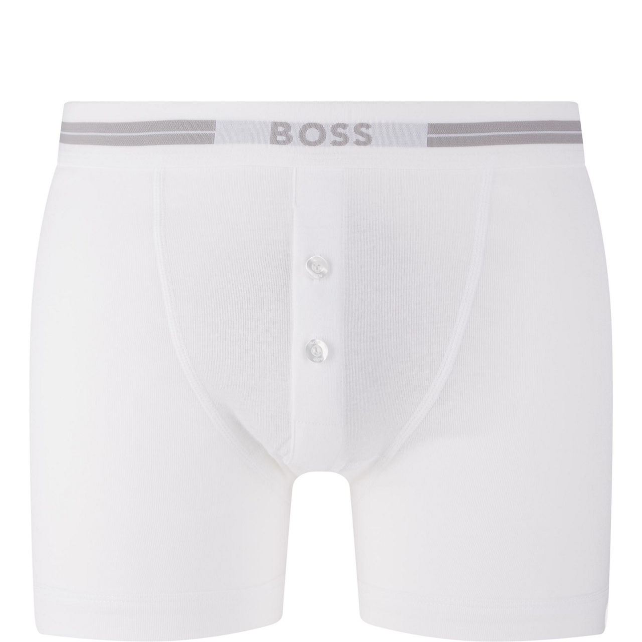 Button Front Boxer Shorts