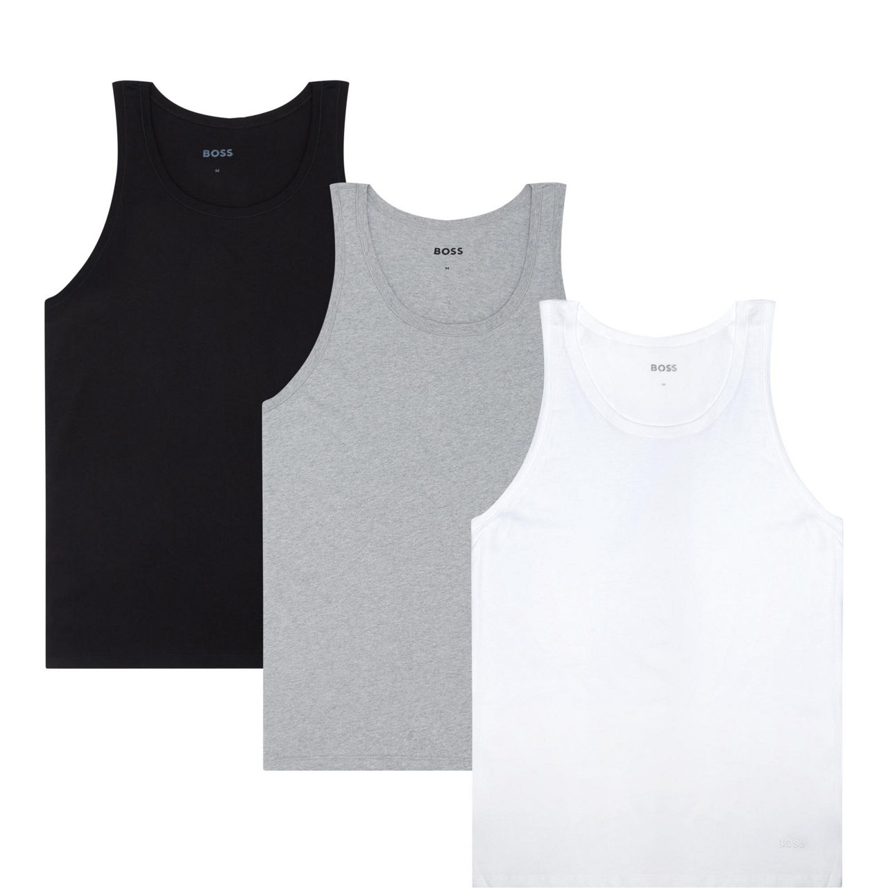 Three-Pack Mixed Colour Tank Tops
