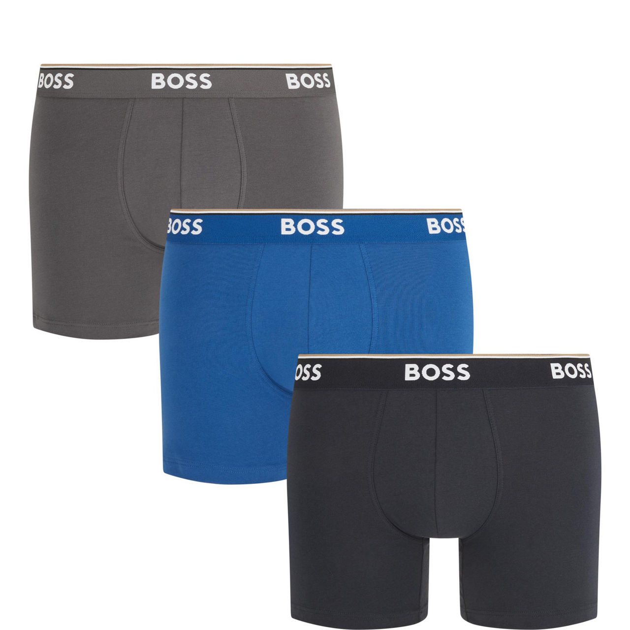 Three-Pack Mixed Colour Boxer Briefs