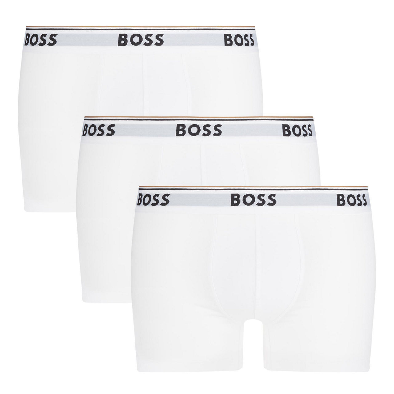 Three-Pack Solid Colour Boxers Three-Pack Solid Colour Boxers